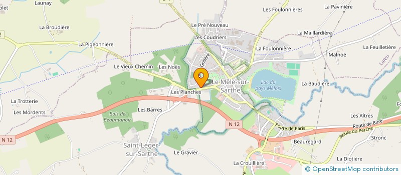 localisation de l'entreprise MONSIEUR CYRIL ROYER à LE MELE-SUR-SARTHE