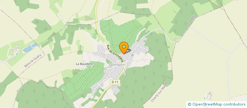 localisation de l'entreprise MONSIEUR CYRIL RUELLE à DOMPTIN