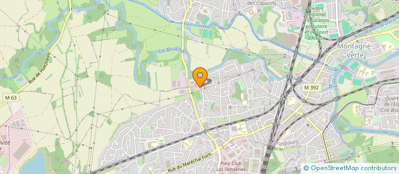 localisation de l'entreprise MONSIEUR CYRIL RUNGE  LINGOLSHEIM