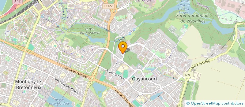 localisation de l'entreprise MONSIEUR CYRIL SACAZE  GUYANCOURT