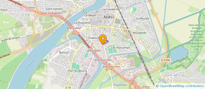 localisation de l'entreprise MONSIEUR CYRIL SALERNO  ARLES