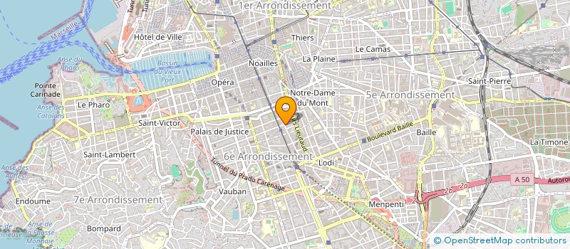 localisation de l'entreprise MONSIEUR CYRIL SALMIERI  MARSEILLE