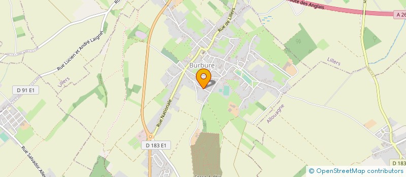 localisation de l'entreprise MONSIEUR CYRIL SAMIER  BURBURE