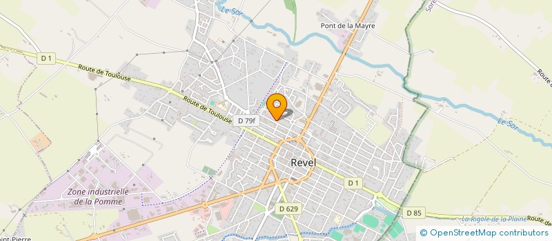 localisation de l'entreprise MONSIEUR CYRIL SANCHEZ  REVEL