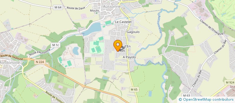localisation de l'entreprise MONSIEUR CYRIL SANCHEZ à AUSSONNE