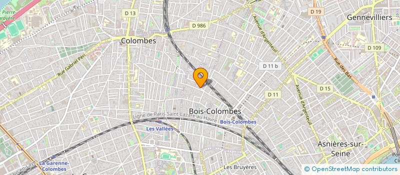 localisation de l'entreprise MONSIEUR CYRIL SAULNIER D'ANCHALD à BOIS-COLOMBES