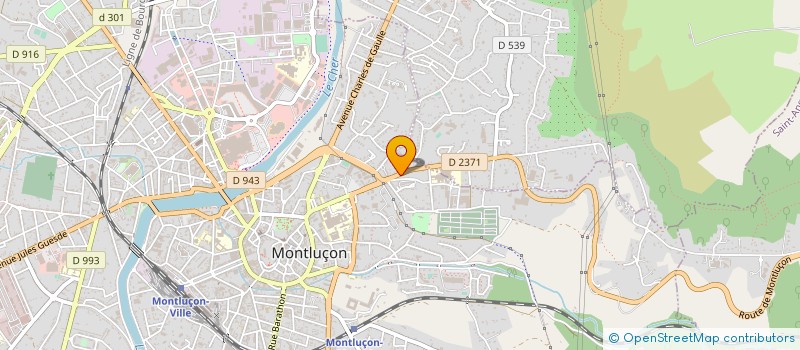 localisation de l'entreprise MONSIEUR CYRIL SAUVAT  LA VOULTE-SUR-RHONE