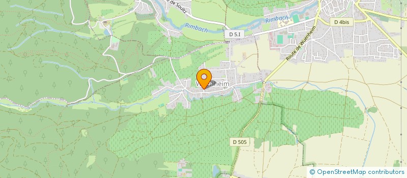 localisation de l'entreprise MONSIEUR CYRIL SCHWENDENMANN  WUENHEIM