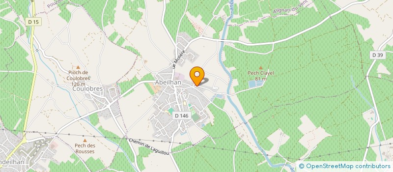 localisation de l'entreprise MONSIEUR CYRIL SEGALAS  ABEILHAN