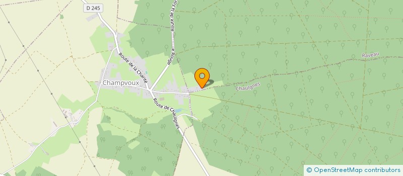 localisation de l'entreprise MONSIEUR CYRIL SEGUIN  RAVEAU