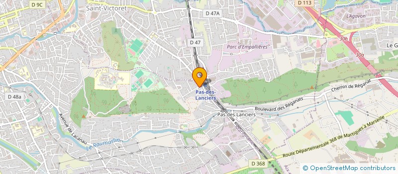 localisation de l'entreprise MONSIEUR CYRIL SELLES  MARIGNANE