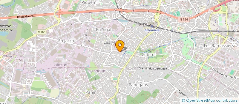 localisation de l'entreprise MONSIEUR CYRIL SERAFIN à COLOMIERS