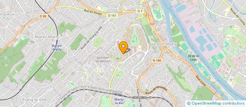 localisation de l'entreprise MONSIEUR CYRIL SERRAT  MARLY-LE-ROI