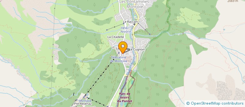 localisation de l'entreprise MONSIEUR CYRIL SEY  LES CONTAMINES-MONTJOIE