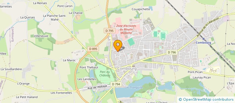 localisation de l'entreprise MONSIEUR CYRIL SIETTE  COMBOURG