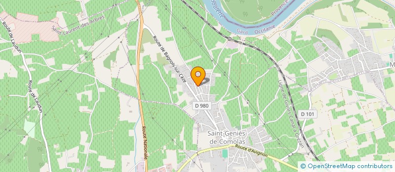 localisation de l'entreprise MONSIEUR CYRIL SILEO  SAINT-GENIES-DE-COMOLAS