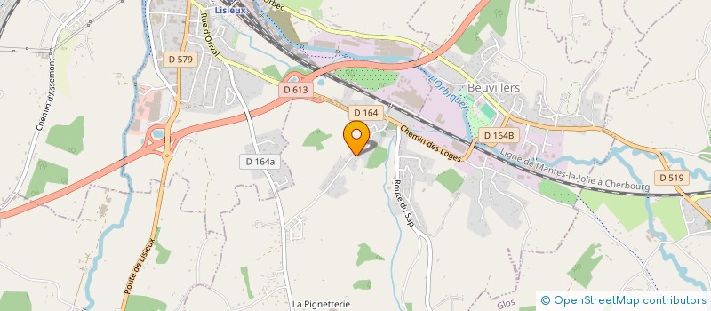localisation de l'entreprise MONSIEUR CYRIL SINEUX à LE MESNIL-EUDES