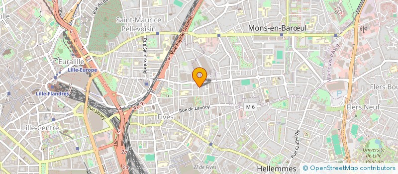 localisation de l'entreprise MONSIEUR CYRIL SINSOULIEU  LILLE