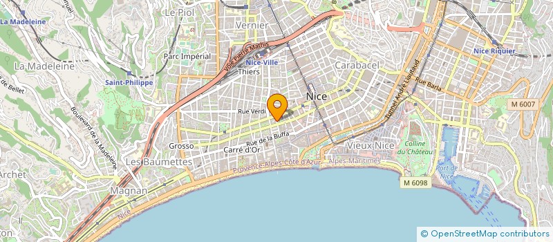 localisation de l'entreprise MONSIEUR CYRIL SLIMANI à NICE