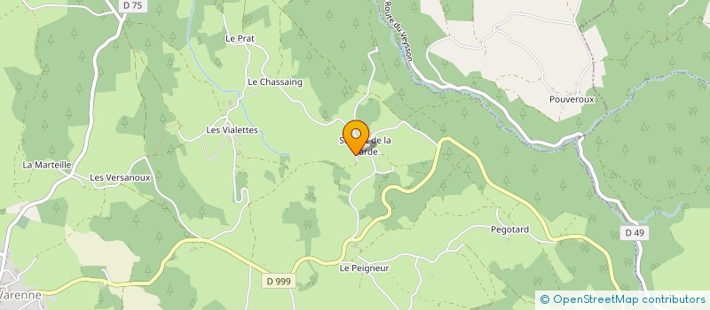 localisation de l'entreprise MONSIEUR CYRIL SOLEIL  LE VERNET-CHAMEANE