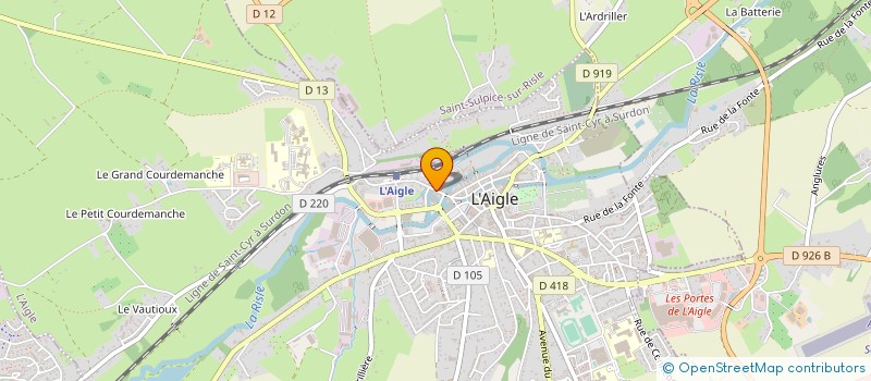 localisation de l'entreprise MONSIEUR CYRIL SOLIGNAC à L'AIGLE