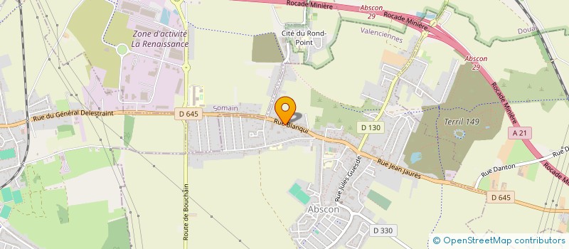 localisation de l'entreprise MONSIEUR CYRIL SOUPART  ABSCON