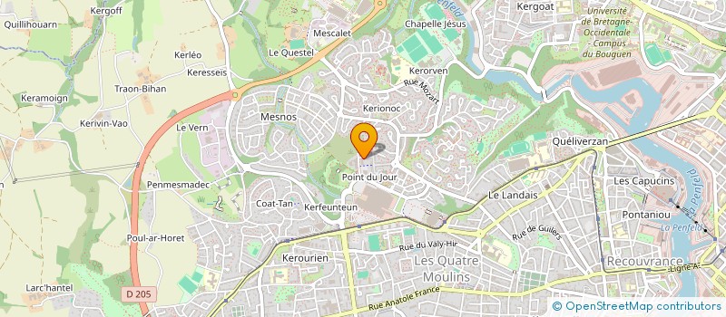 localisation de l'entreprise MONSIEUR CYRIL SOUQUET à BREST