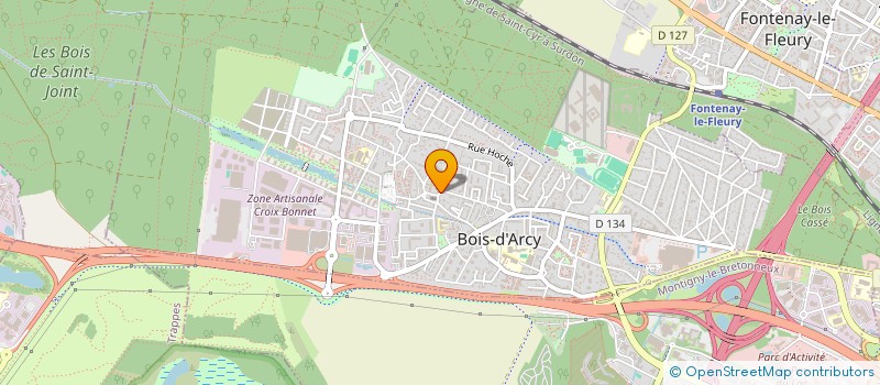 localisation de l'entreprise MONSIEUR CYRIL STEFFAN  BOIS-D'ARCY