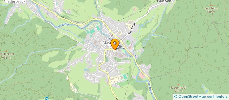 localisation de l'entreprise MONSIEUR CYRIL STUDER  MASEVAUX-NIEDERBRUCK