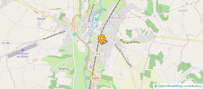 localisation de l'entreprise MONSIEUR CYRIL TALLON à CHALAIS