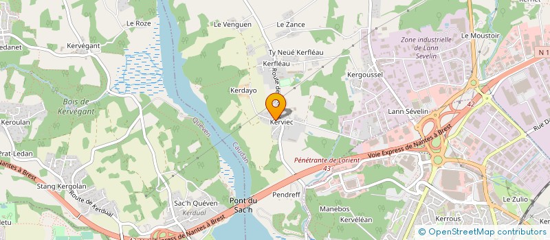 localisation de l'entreprise MONSIEUR CYRIL TANNIERES à CAUDAN