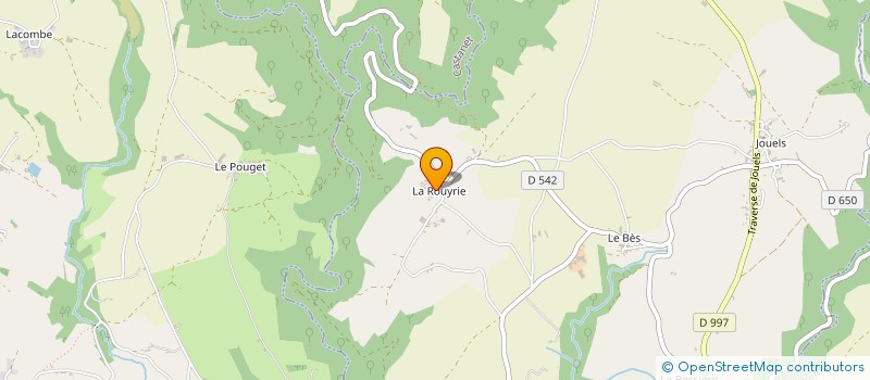 localisation de l'entreprise MONSIEUR CYRIL TARDIEU  SAUVETERRE-DE-ROUERGUE