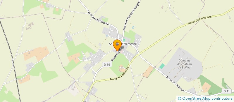 localisation de l'entreprise MONSIEUR CYRIL TAUVEL  ANNOUVILLE-VILMESNIL