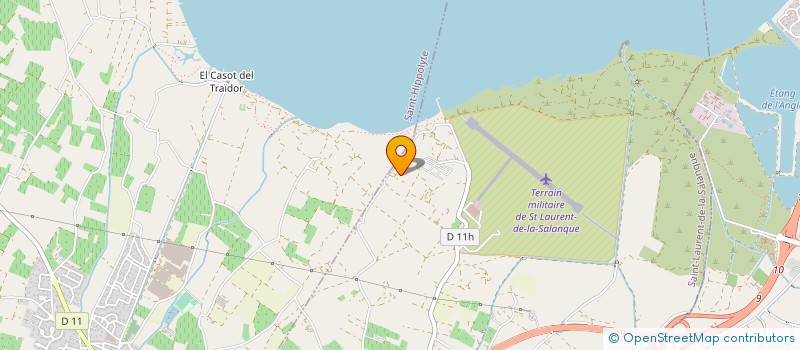 localisation de l'entreprise MONSIEUR CYRIL TEISSIER à SAINT-LAURENT-DE-LA-SALANQUE