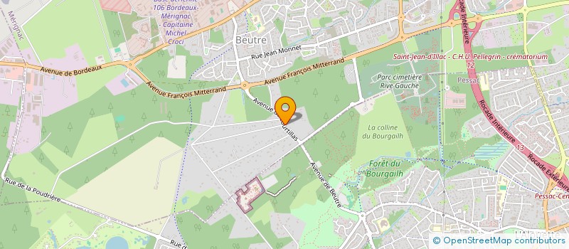 localisation de l'entreprise MONSIEUR CYRIL TESNIERE  MERIGNAC