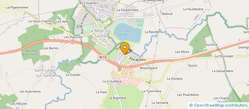 localisation de l'entreprise MONSIEUR CYRIL TESSIER à SAINT-JULIEN-SUR-SARTHE