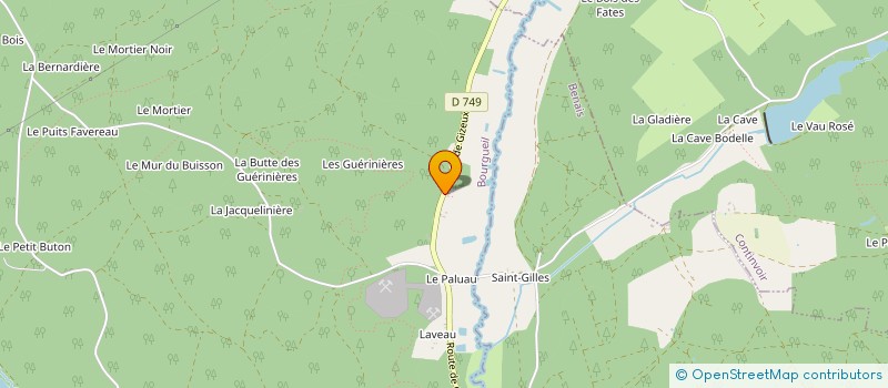 localisation de l'entreprise MONSIEUR CYRIL TEURLAY  BOURGUEIL