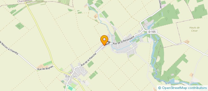 localisation de l'entreprise MONSIEUR CYRIL THABARIN  BACCON