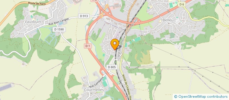 localisation de l'entreprise MONSIEUR CYRIL THERY à SOISSONS