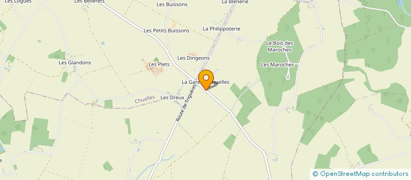 localisation de l'entreprise MONSIEUR CYRIL THEVRET à TRIGUERES