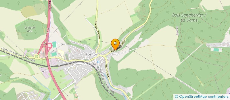 localisation de l'entreprise MONSIEUR CYRIL THIRIET  FONTOY