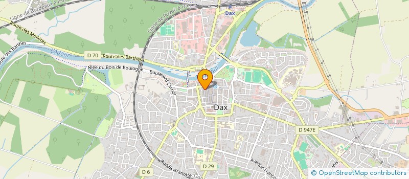 localisation de l'entreprise MONSIEUR CYRIL THIROT  DAX