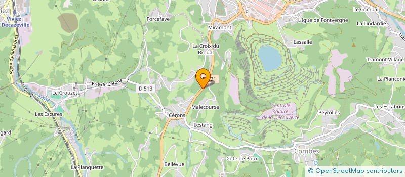 localisation de l'entreprise MONSIEUR CYRIL THOMAS  AUBIN