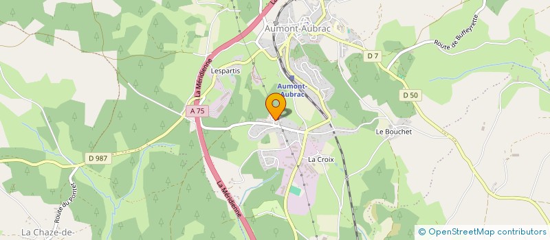 localisation de l'entreprise MONSIEUR CYRIL THOMAS  PEYRE EN AUBRAC