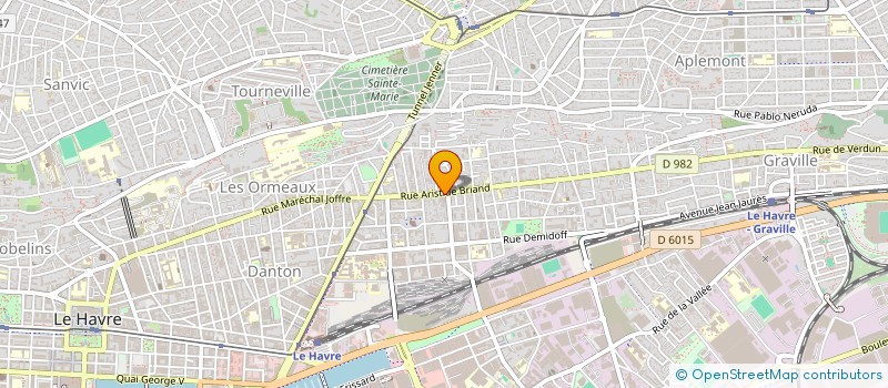 localisation de l'entreprise MONSIEUR CYRIL THOREL à LE HAVRE