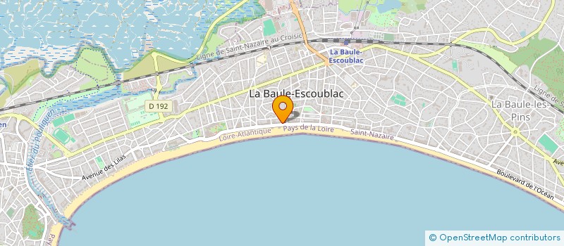 localisation de l'entreprise MONSIEUR CYRIL THOURET à LA BAULE-ESCOUBLAC