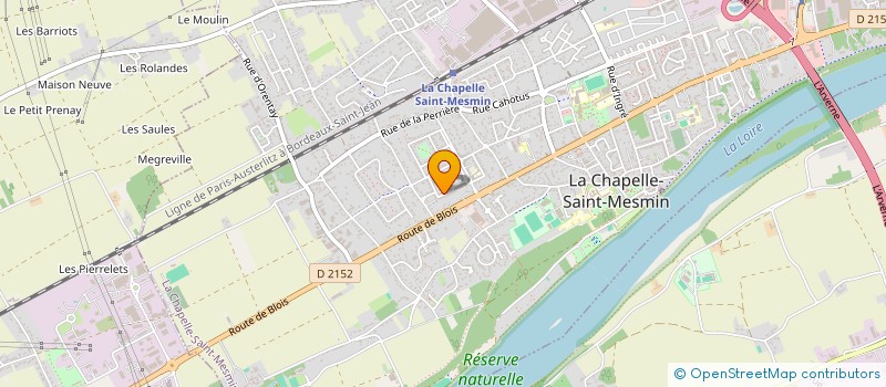localisation de l'entreprise MONSIEUR CYRIL THURIER à LA CHAPELLE-SAINT-MESMIN