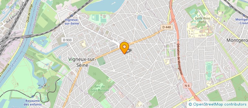 localisation de l'entreprise MONSIEUR CYRIL THYS à VIGNEUX-SUR-SEINE