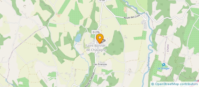 localisation de l'entreprise MONSIEUR CYRIL TIERRIE  SAINT-BONNET-DE-CHAVAGNE