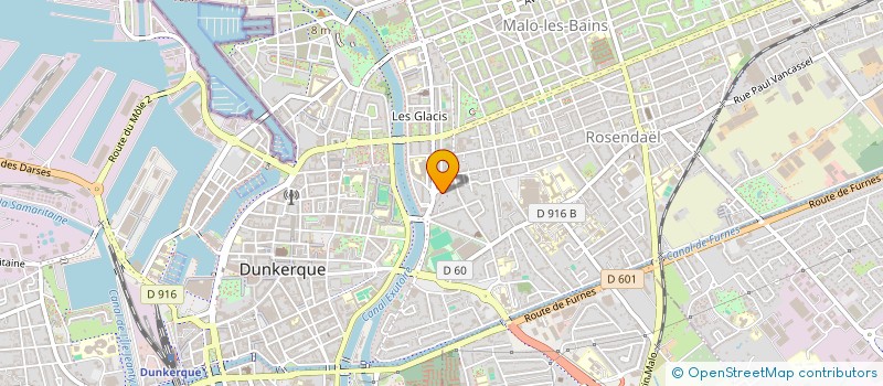 localisation de l'entreprise MONSIEUR CYRIL TILLIEUX à DUNKERQUE